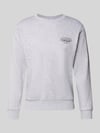 JACK & JONES Sweatshirt mit Label-Print Modell 'MAKOTO' Hellgrau Melange