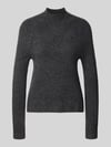 Pepe Jeans Regular Fit Pullover mit Woll-Anteil Modell 'ASHLEY PERKINS' Dunkelgrau