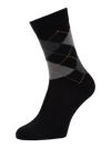 Burlington Socken mit Label-Detail Modell 'WHITBY' Black