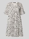 Weekend Max Mara A-Linien Kaftankleid aus reiner Baumwolle Modell 'FUOCO' Black