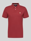 MCNEAL Polówka o kroju slim fit z haftowanym logo Rdzawoczerwony