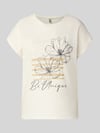 Soyaconcept T-Shirt mit fixiertem Ärmelaufschlag Modell 'RINA' Sand