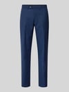 Christian Berg Men Pantalon met persplooien Blauw