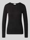 FREE/QUENT Longsleeve mit Rundhalsausschnitt Modell 'Liana' Black