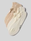 Jake*s Casual Sneakersocken in Ripp-Optik im 4er-Pack Offwhite