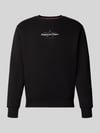 Alpha Industries Regular Fit Sweatshirt aus Baumwoll-Mix mit Label-Detail Black