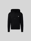 MAISON KITSUNÉ Bluza z kapturem z wyhaftowanym logo Czarny