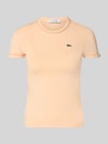 Lacoste Slim Fit T-Shirt aus Baumwoll-Mix Apricot