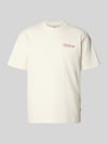 Dickies T-Shirt mit Label-Print Modell 'FAIRLAWN' Offwhite