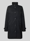 Christian Berg Woman Selection Trenchcoat met opstaande kraag en mouwriem Zwart