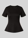 VERO MODA Shaped Fit T-Shirt mit Viskose-Anteil Modell 'ABBY' Black