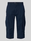 s.Oliver BLACK LABEL Szorty cargo o kroju relaxed fit z mieszanki bawełny Niebieski