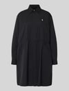 Polo Ralph Lauren Tailliertes Hemdblusenkleid aus reiner Baumwolle Black