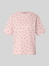 Jake*s Casual Regular Fit T-Shirt mit Rundhalsausschnitt Hellrosa
