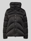 Blauer USA Steppjacke mit Zweiwege-Reißverschluss Black
