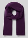 Christian Berg Woman Schal aus Kaschmir mit Rollsaum Purple