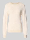 VILA Slim Fit Pullover aus Viskose-Mix Modell 'JACQUARD' Rosa