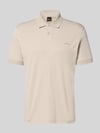 BOSS Orange Regular Fit Poloshirt aus reiner Baumwolle Modell 'INTERLOCK' Sand