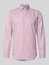 Jake*s Slim Fit Business-Hemd mit Kentkragen Bordeaux