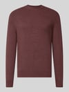 Jake*s Studio Men Regular Fit Pullover aus Viskose-Mix Modell 'MATTI' Bordeaux
