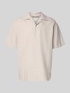 JACK & JONES Premium Regular Fit Freizeithemd aus Baumwoll-Mix mit Leinen-Anteil Modell 'MONTANA' Beige