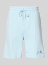 COLUCCI Regular Fit Sweatshorts mit Tunnelzug Hellblau