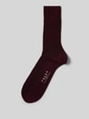 FALKE Socken aus reiner Baumwolle Modell 'Shadow' Dunkelrot