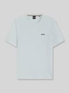 BOSS Regular Fit T-Shirt aus Baumwoll-Mix Hellblau