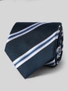 MONTI Stropdas van puur zijde Marineblauw