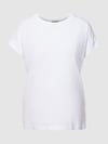 ARMEDANGELS T-Shirt mit geripptem Rundhalsausschnitt Modell 'IDAARA' Weiss