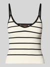 JJXX Crop Top aus Viskose-Mix Modell 'ESTHER' Weiss