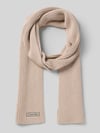 CK Calvin Klein Schal aus Baumwoll-Kaschmir-Mix Beige Melange