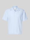 Selected Relaxed Fit Freizeithemd aus Leinen-Baumwoll-Mix Modell 'RLXCLAY' Hellblau