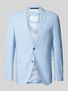 s.Oliver BLACK LABEL 2-knoops colbert met reverskraag, model 'pure' Lichtblauw