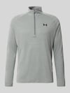 Under Armour Regular Fit Sport-Langarmshirt mit Logo-Print Modell 'Textured' Mittelgrau