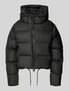 Rains Steppjacke mit Kapuze und Zweiwege-Reißverschluss Modell 'Alta' Black