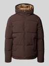 JACK & JONES Steppjacke mit Kapuze Modell 'GALAXY' Mittelbraun
