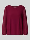 ZABAIONE blouse met lange mouwen van viscosemix model 'EVA' Bordeaux