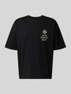 Don´t Waste Culture T-Shirt mit Label-Print Modell 'Aradia' Black