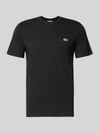 Lacoste Regular Fit T-Shirt aus reiner Baumwolle Black