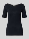 Marc O'Polo T-shirt van slub jersey Marineblauw