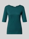 Christian Berg Woman T-shirt met boothals Petrol