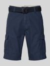 Petrol Regular Fit Bermudas mit Cargo-Taschen Marine