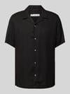MANGO Freizeithemd mit Knopfleiste Modell 'malaga' Black