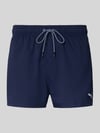 PUMA Badehose mit Seitentaschen und Klettverschlusstasche hinten Marine