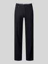 Brax Regular Fit Stoffhose aus Baumwoll-Leinen-Mix Modell 'CADIZ' Marine