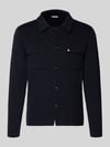 Manuel Ritz Regular Fit Hemdjacke mit Brusttaschen Marine