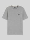 BOSS Regular Fit T-Shirt aus Baumwoll-Mix Mittelgrau