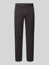 Marc O'Polo Shaped fit chino van katoenmix, model 'STIG' Grafiet
