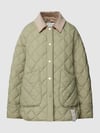 IQ Studio Steppjacke mit Umlegekragen Oliv
